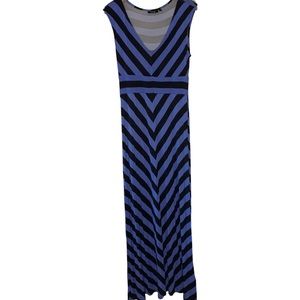 Apt.9 blue and black maxi summer dress